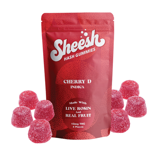 Cherry D Indica Hash Gummies
